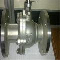 Investment Casting 304 Stainless Steel Flange Ball Valve